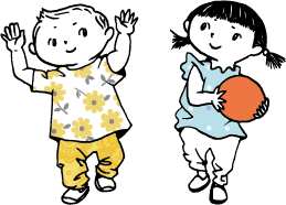 子どもが遊んでいる様子